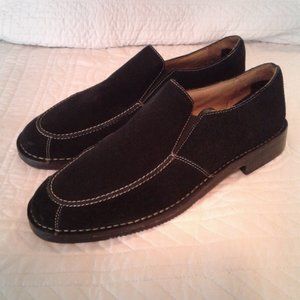 Tommy Bahama Black Suede Loafers